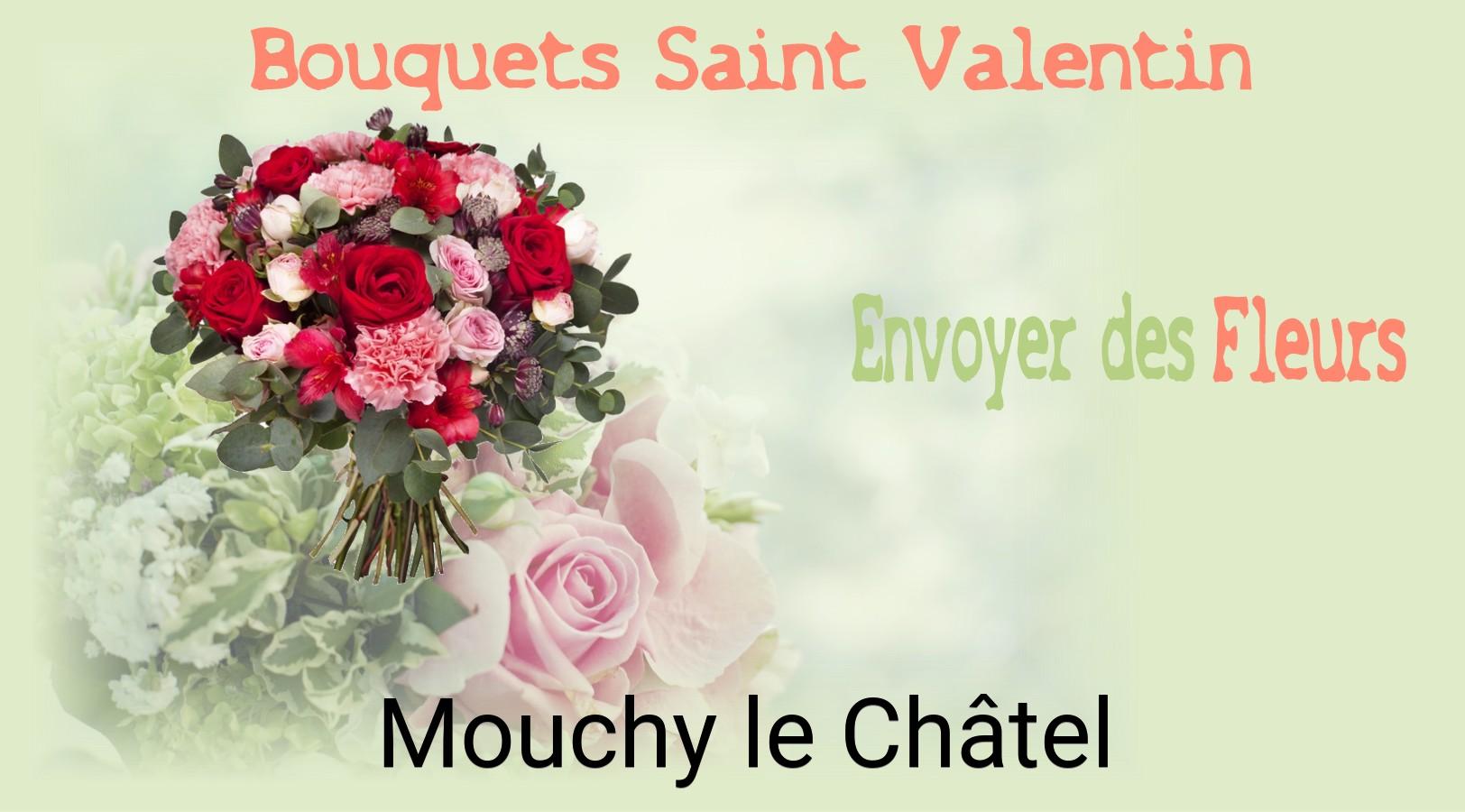 Roses de Saint-Valentin livrées à Mouchy-le-Châtel
